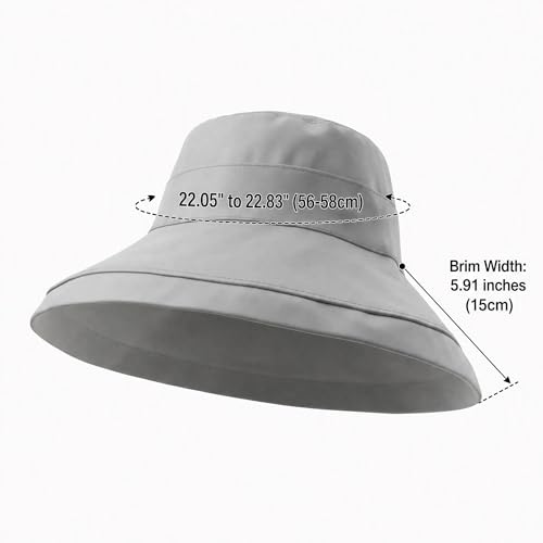 FaroDor Women's Reversible Bucket Hat UV Protection Packable Travel Cap Wide Brim Sun Hats 2026 - color: 3navy Blue