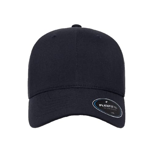 Flexfit 6100NU Tri-Layer Seamless Baseball Cap Bundle w/Cap Catcher - color: Dark Navy, size: Large-X-Large