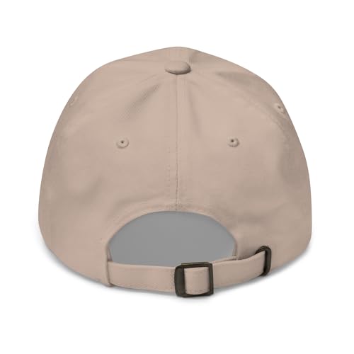 NX Feral Embroidered Curved Bill Cap Relaxed Fit Low Crown Adjustable Dad Hat - color: Stone