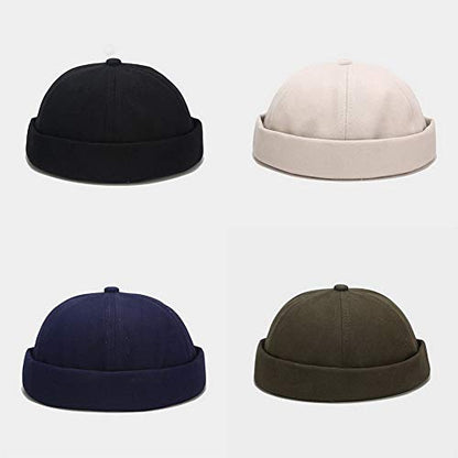 Men Women Cotton Docker Cap - color: Blank-4color