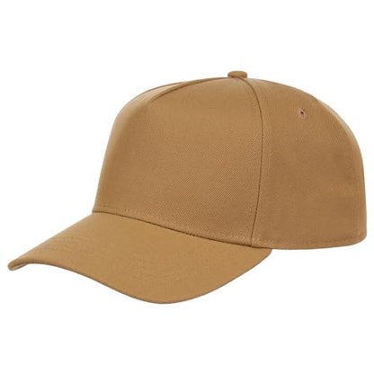 Lids Blank Hook Shot A-Frame Adjustable Snapback Hat – Breathable Mesh & Lightweight | Curved Bill | One Size Fits Most - color: Wheat