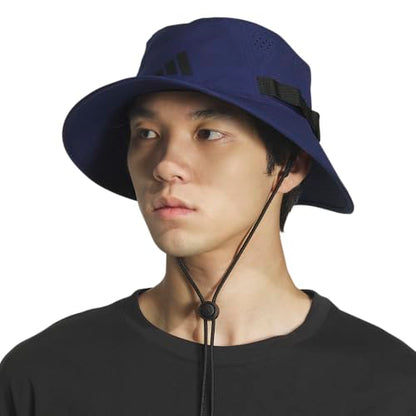 adidas Men's Victory Bucket Hat Boonie - color: Dark Blue/Black/5, size: Small-Medium