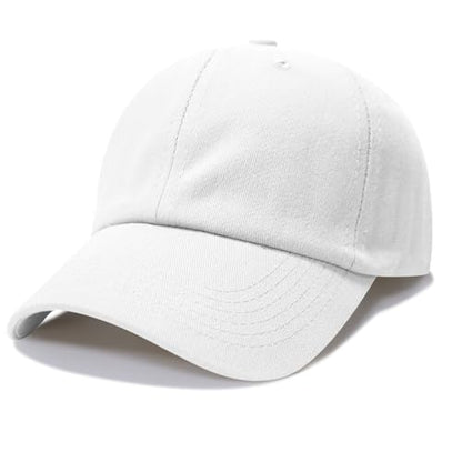 NPQQUAN Original Classic Low Profile Baseball Cap Golf Dad Hat Adjustable - color: Color White