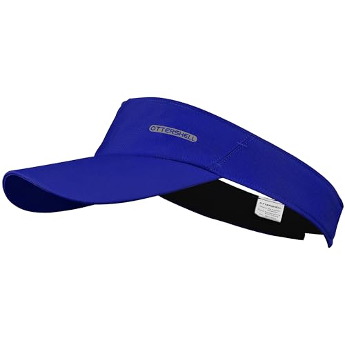 Sports Sun Visor with Eyewear Slots, Adjustable Athletic Visor for Running, Golf, Tennis, Fishing. - color: Dark Blue
