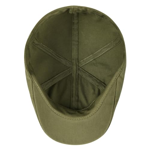 Toddler Cotton Ivy Newsboy Cap - color: Army Green, size: 2-3T