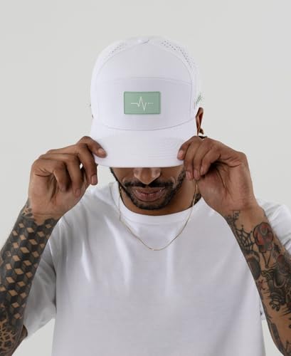 VYBE Performance Snapback Hat - Water-Repellent, Breathable Athletic Baseball Cap for Golf, Gym, Sports, Water - color: Pure Frequency
