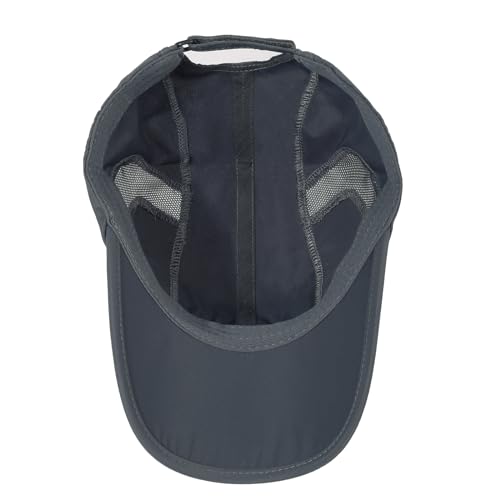 HH HOFNEN Quick Dry Cap Lightweight Running Sports Golf Hat for Men Women - color: #3 Light Grey+dark Grey