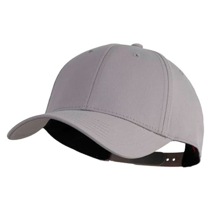 e4Hats.com 6 Panel Low Profile Structured Baseball Cap - color: Grey