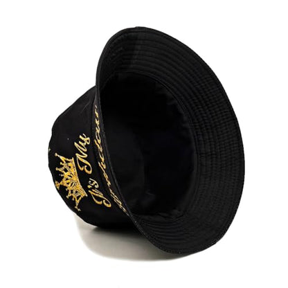 Bucket Hat Beach Sun Hat Fishing Hat for Women Men, Summer Outdoor Travel Packable Fisherman Hat - color: Birthday Crown