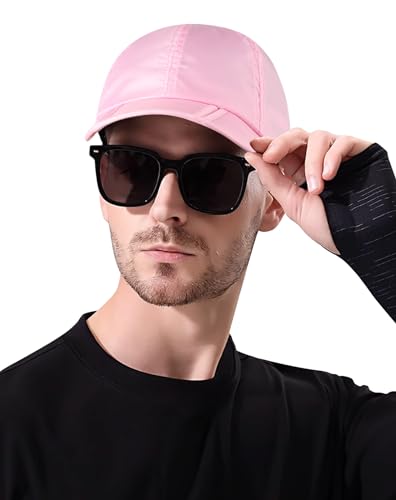 Sumolux Waterproof Baseball Cap Men Women Sun Hat Quick-Drying - color: Pink, size: One Size