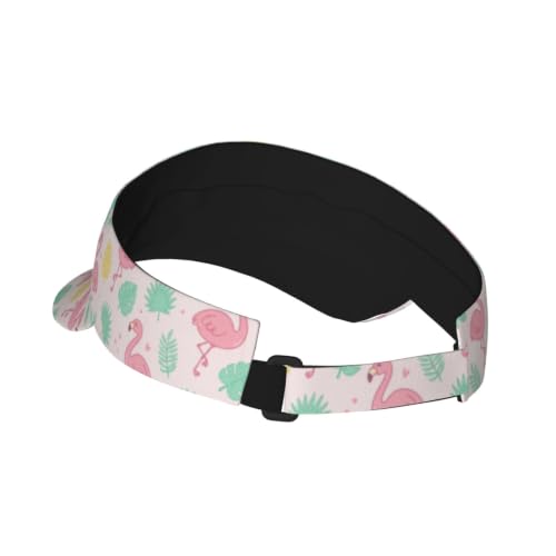 Leopard Print Sunscreen Visor Cap Adjustable Empty Top Athletic Beach Hat - color: 24