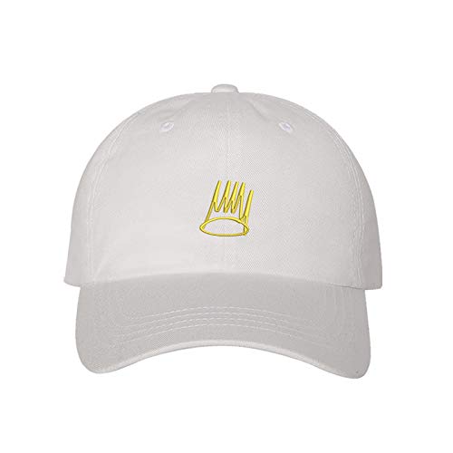 Born a Sinner Baseball Cap - Dad Hat - Sinner Crown Hats - color: White