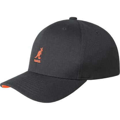 Kangol Men, Women Wool Flexfit Baseball - color: Beluga Black, size: Large-X-Large