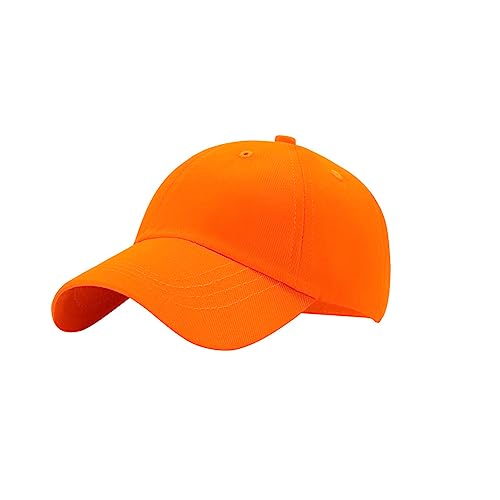 Toddler Sun Hat Toddler Baseball Hats for Boys and Girls(2-7 Years) - color: Orange