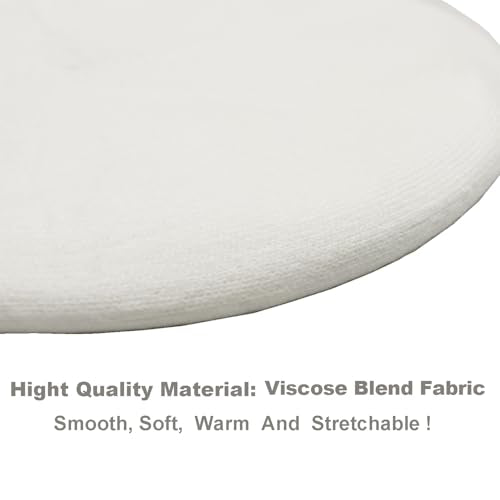 Wheebo Reversible Solid Color French Beret Hat for Women and Girls - color: White