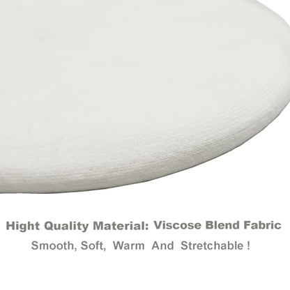 Wheebo Reversible Solid Color French Beret Hat for Women and Girls - color: White