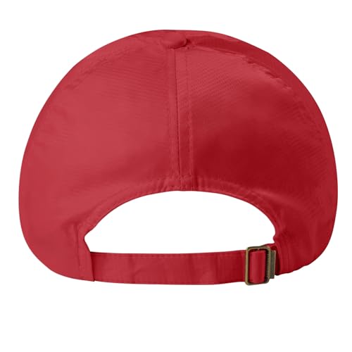 Sumolux Waterproof Baseball Cap Men Women Sun Hat Quick-Drying - color: Red, size: One Size
