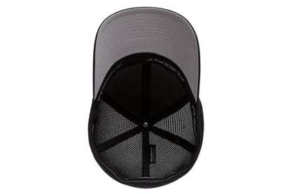 Flexfit Melange Unipanel Trucker Cap - color: Black, size: Large-X-Large