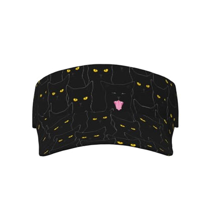 Gianlaima Funny Golf Sun Visor Hat for Women Men - color: Black41