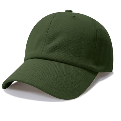NPQQUAN Original Classic Low Profile Baseball Cap Golf Dad Hat Adjustable - color: Darkgreen