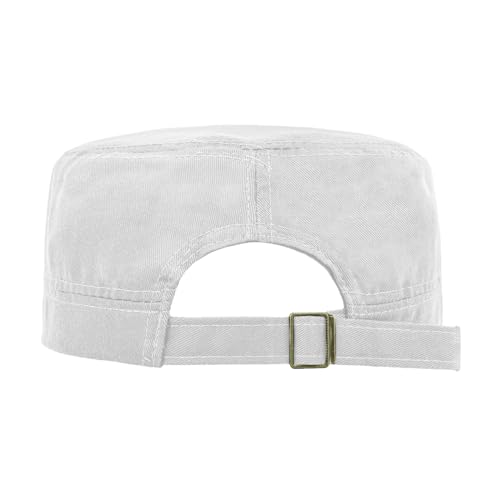 TopTie Army Cadet Cap Hat Polyester Cotton Twill Security Hat - color: Beige