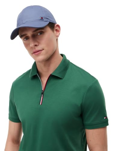 Tommy Hilfiger Men's Cotton Billy Adjustable Flap Baseball Cap - color: Marlin