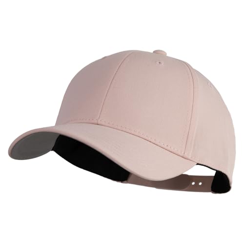 e4Hats.com 6 Panel Low Profile Structured Baseball Cap - color: Pink