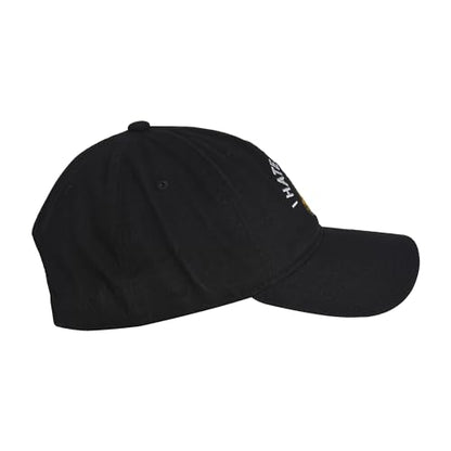 Concept One Unisex Adult Garfield Dad Hat, Cotton Adjustable Baseball Cap with Curved Brim - color: Black