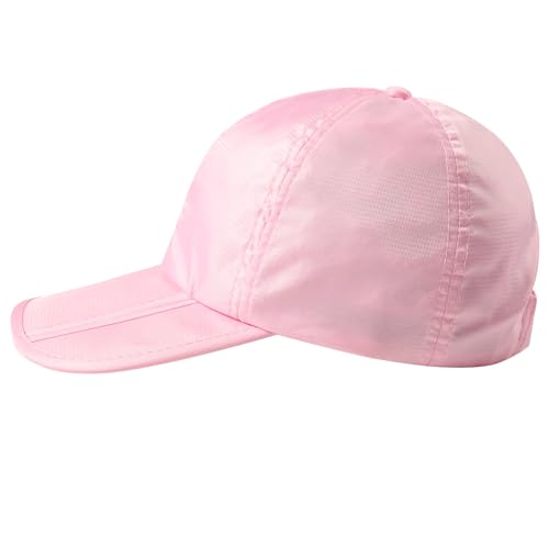 Sumolux Waterproof Baseball Cap Men Women Sun Hat Quick-Drying - color: Pink, size: One Size