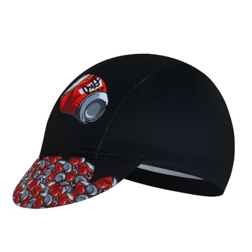 Cycling Cap for Man and Woman Cycling Hat Under Helmet-Polyester Breathable Sweat Absorbent - color: Bee-18