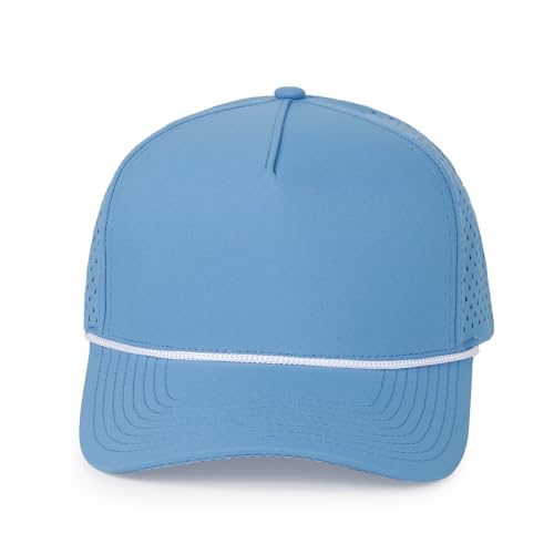HH HOFNEN Quick Dry Baseball Cap Snapback Golf Trucker Hat for Men Women - color: #4 Blue+navy+darkgray+gray