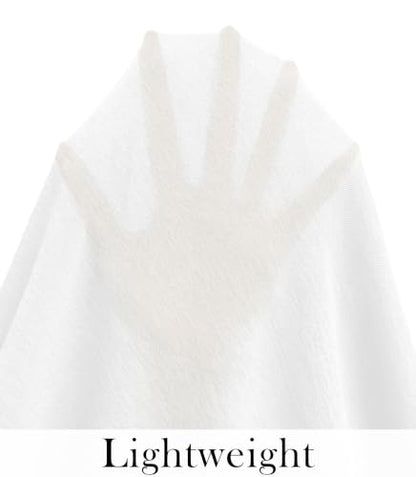 Iandroiy Women's 3/4 Sleeve Shrugs Lightweight Open Front Cropped Cardigan for Women - color: A-02 White, size: XX-Large