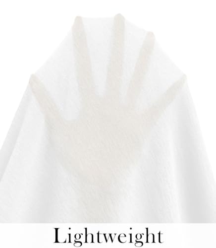 Iandroiy Women's 3/4 Sleeve Shrugs Lightweight Open Front Cropped Cardigan for Women - color: A-02 White, size: Medium