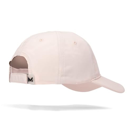 MISSION Cooling Performance Hat, Unstructured Low-Profile Adjustable Fit - UPF 50 - for Running, Workouts & Outdoors - color: Light Pink