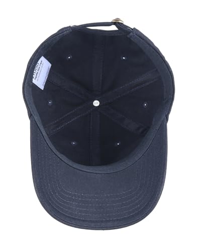 Zylioo Small Baseball Cap for Men Women, Adjustable Unstructured Dad Hat - color: Navy Blue-fits 21.7"-22.4"/55cm-57cm