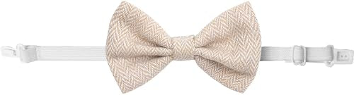 A&J DESIGN Baby Boy Toddler 2pcs Newsboy Hat & Bow Tie 3 Months - 8 Years - color: Beige, size: 4-5T