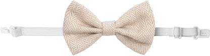 A&J DESIGN Baby Boy Toddler 2pcs Newsboy Hat & Bow Tie 3 Months - 8 Years - color: Beige, size: 4-5T