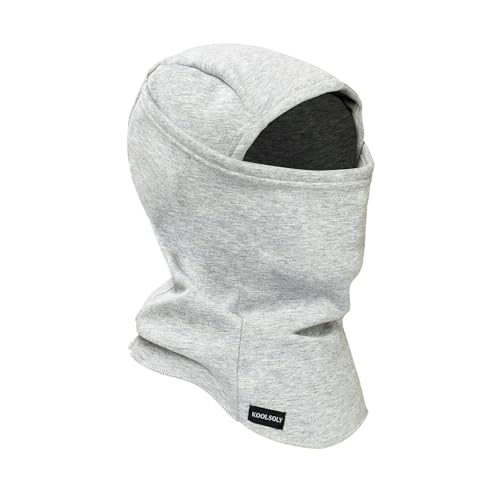KOOLSOLY Ski Mask Balaclava Cold Weather Warm and Fleece Face Mask Neck Warmer Full Face Mask for Men&Women - color: Grey