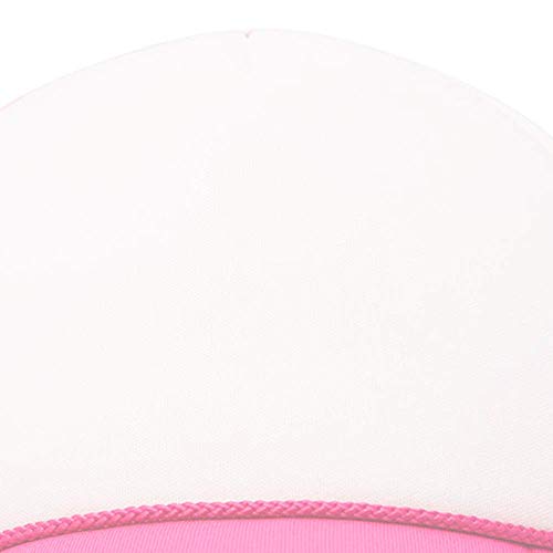 MR.R Sublimation Blanks Polyester Mesh Cap Mesh Hat Two Tone Trucker Summer Mesh Cap with Adjustable Snapback,2pcs per Pack - color: Pink