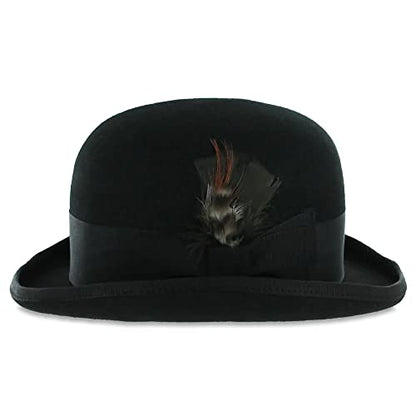 Hats in the Belfry NEW Tammany Bowler Black, Grey, Navy, Brown, Pearl - color: Brown, size: XX-Large