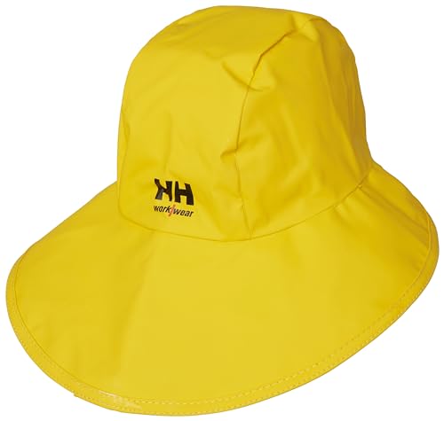 Helly Hansen Workwear Svolvaer Sou'Wester Hat for Weather Protection, PVC Fabric is Fully Waterproof, Keeps Cold & Wet Out - size: 55 /56