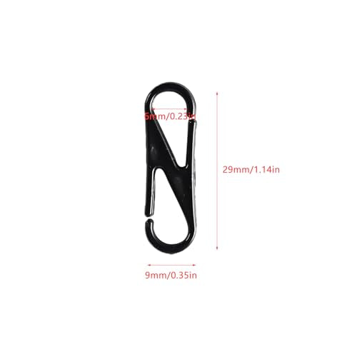 100 Pack Sun Hats Strap Clips Replacement Mask Lanyard Hooks Plastic Small Carabiner Clips Spring Snap Hook for Face Mask Holder Ear Straps Fishing Hat Boonie Hat Sun Bucket Hats Chin Strap