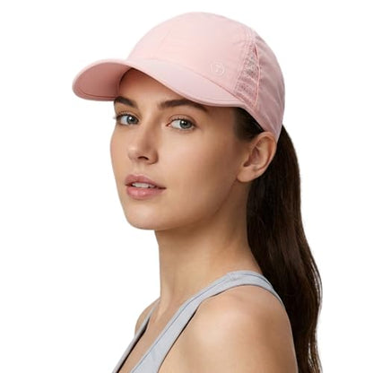 TOP-EX UPF 50+ Cooling Ponytail Baseball Cap for Women, Water-Resistant - color: Pink/3.0, size: One Size