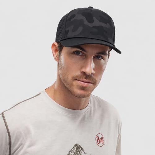 HH HOFNEN Quick Dry Baseball Cap Snapback Golf Trucker Hat for Men Women - color: Blackcamo