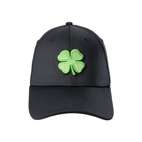 Black Clover Premium Flex Cap - color: 51 - (Black/Lime), size: Small-Medium