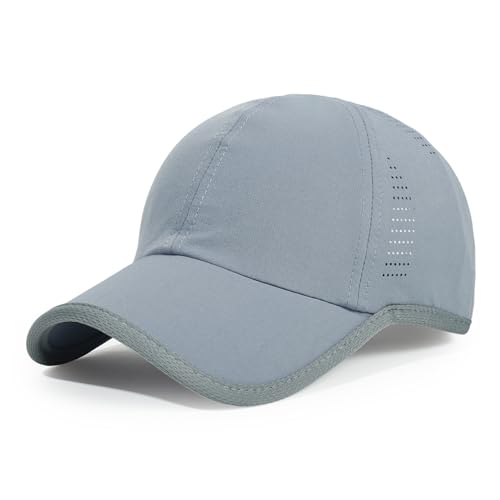 HH HOFNEN Quick Dry Baseball Hat Unstructured Athletic Golf Cap Women Men - color: 1-navyblue
