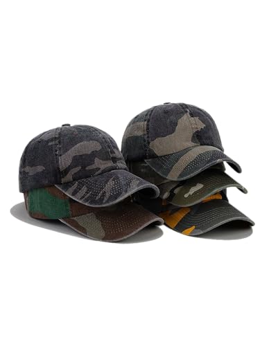 Unisex Military Army Hat Men Women Baseball Cap Flat Top Cap Adjustable Camo Cadet Cap - color: Army Green