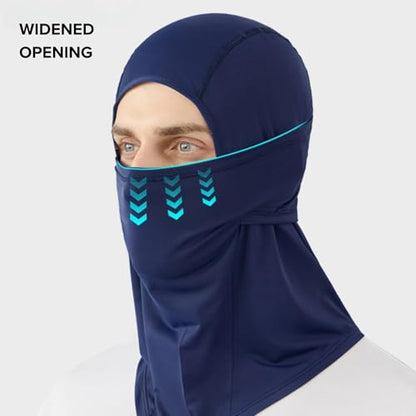 Balaclava Ski Mask Summer Cooling Face Cover Lightweight Shiesty Mask for Men Women UV Protector Unisex Motorcycle - color: Gray - Hinged