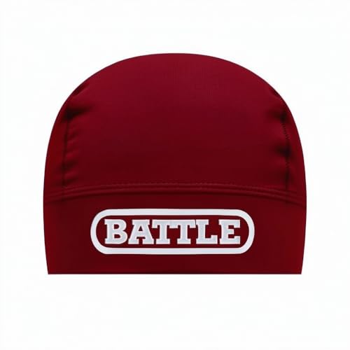 Battle Sports Pro Athletic Skull Cap - color: Maroon