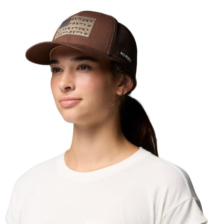 Columbia Unisex PHG Game Flag Mesh Ball Cap - color: Tobacco/Hunting Flag, size: Medium
